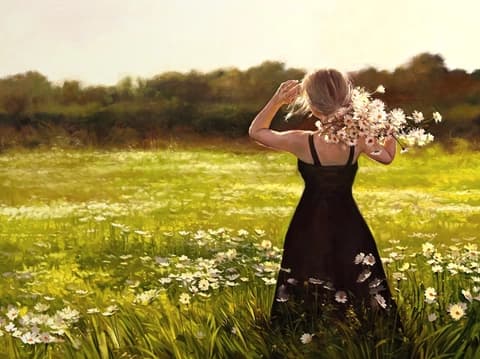 The happiness of each flower